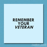 Remember Your Veteran