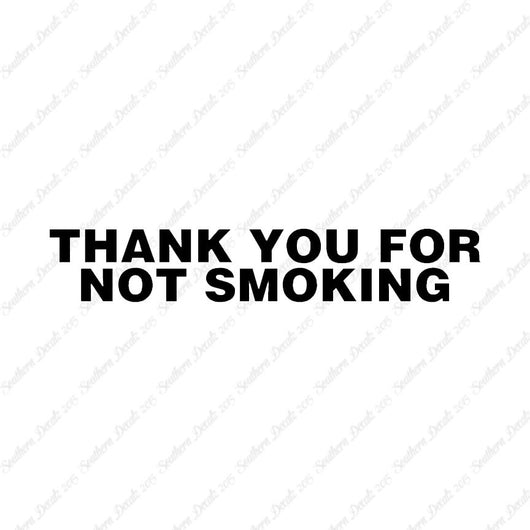 Thank You Not Smoking