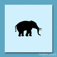 Elephant Silhouette Tusk