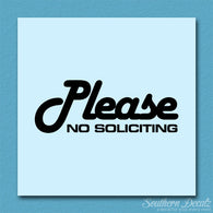 Please No Soliciting